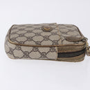GUCCI GG Supreme Shoulder Bag PVC Beige Gold 001 23 151 Auth 202680-4