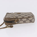 GUCCI GG Supreme Shoulder Bag PVC Beige Gold 001 23 151 Auth 202680-6