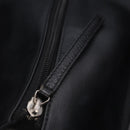 CHANEL Paris Biarritz Hand Bag PVC Canvas Black Silver CC Auth 202681V-16