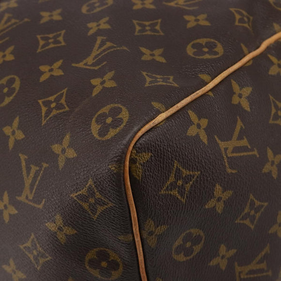 LOUIS VUITTON Monogram Keepall 55 Boston Bag M41424 LV Auth 202683A