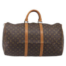LOUIS VUITTON Monogram Keepall 55 Boston Bag M41424 LV Auth 202683A-13