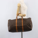 LOUIS VUITTON Monogram Keepall 55 Boston Bag M41424 LV Auth 202683A-24