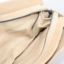 FENDI Hand Bag Leather Gold Auth 202684A-18