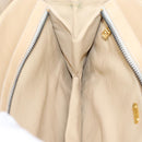 FENDI Hand Bag Leather Gold Auth 202684A-19