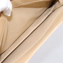 FENDI Hand Bag Leather Gold Auth 202684A-22