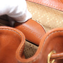 GUCCI Bamboo Backpack Leather Black Gold 003 2034 0030 Auth 202686-23