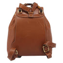 GUCCI Bamboo Backpack Leather Black Gold 003 2034 0030 Auth 202686-3