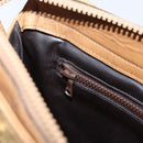 CELINE Macadam Canvas Hand Bag PVC Beige Gold Auth 202687-19