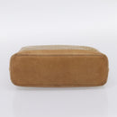 CELINE Macadam Canvas Hand Bag PVC Beige Gold Auth 202687-9
