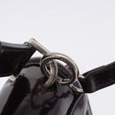 FENDI Silvana Shoulder Bag Patent Leather 2way Purple Silver Auth 202690A-21