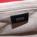 FENDI Silvana Shoulder Bag Patent Leather 2way Purple Silver Auth 202690A-28