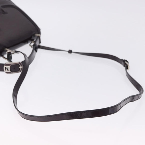 FENDI Silvana Shoulder Bag Patent Leather 2way Purple Silver Auth 202690A