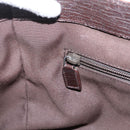 GUCCI GG Supreme Tote Bag PVC Beige Silver 141976 Auth 202691-20