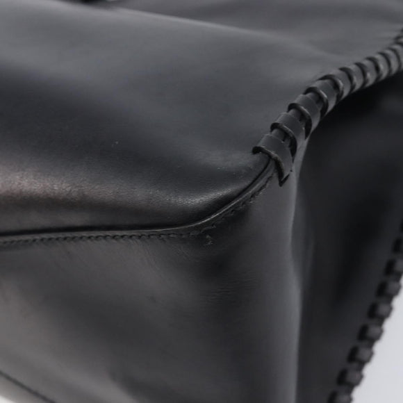 GUCCI Shoulder Bag Leather Black 106236 Auth 202694V