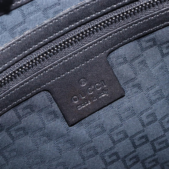 GUCCI Shoulder Bag Leather Black 106236 Auth 202694V
