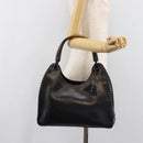 GUCCI Shoulder Bag Leather Black 106236 Auth 202694V-23