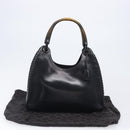 GUCCI Shoulder Bag Leather Black 106236 Auth 202694V-24