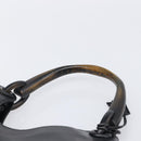GUCCI Shoulder Bag Leather Black 106236 Auth 202694V-8