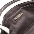 Miu Miu Matelasse Chain Shoulder Bag Leather 2way White Silver Auth 202695A-28