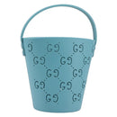 GUCCI Children's Hand Bag rubber Turquoise Blue 723051 Auth 202697M-1