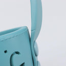 GUCCI Children's Hand Bag rubber Turquoise Blue 723051 Auth 202697M-15