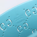 GUCCI Children's Hand Bag rubber Turquoise Blue 723051 Auth 202697M-16