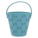 GUCCI Children's Hand Bag rubber Turquoise Blue 723051 Auth 202697M-2