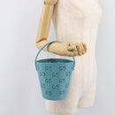 GUCCI Children's Hand Bag rubber Turquoise Blue 723051 Auth 202697M-20