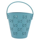 GUCCI Children's Hand Bag rubber Turquoise Blue 723051 Auth 202697M-3
