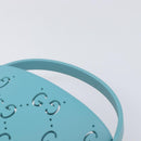 GUCCI Children's Hand Bag rubber Turquoise Blue 723051 Auth 202697M-8
