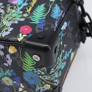 LOUIS VUITTON Monogram Eclipse Foliage Mini Soft Trunk Bag M69072 Auth 202698SM-15