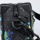 LOUIS VUITTON Monogram Eclipse Foliage Mini Soft Trunk Bag M69072 Auth 202698SM-19