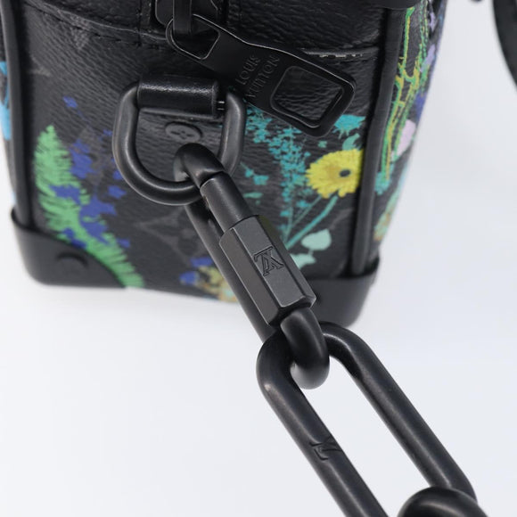 LOUIS VUITTON Monogram Eclipse Foliage Mini Soft Trunk Bag M69072 Auth 202698SM