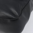 BALLY Shoulder Bag Leather Black Gold Auth 202700V-10
