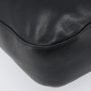 BALLY Shoulder Bag Leather Black Gold Auth 202700V-11