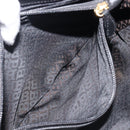 BALLY Shoulder Bag Leather Black Gold Auth 202700V-23