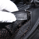 BALLY Shoulder Bag Leather Black Gold Auth 202700V-25