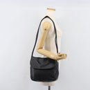 BALLY Shoulder Bag Leather Black Gold Auth 202700V-26