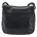 BALLY Shoulder Bag Leather Black Gold Auth 202700V-3