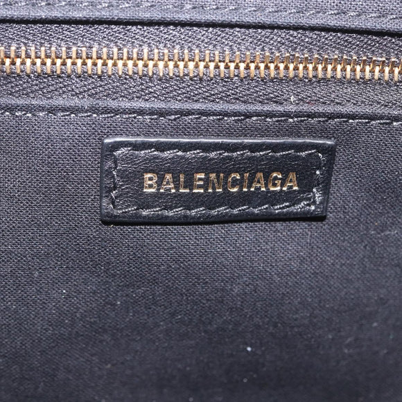 BALENCIAGA Cloud XS Shoulder Bag Leather Beige Gold 618895 Auth 202701V