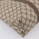 GUCCI GG Supreme Tote Bag PVC Beige Auth 202702-15