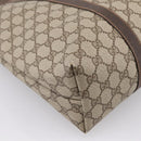 GUCCI GG Supreme Tote Bag PVC Beige Auth 202702-9