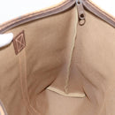 GUCCI GG Supreme Tote Bag PVC Beige Auth 202702-17