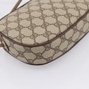 GUCCI GG Supreme Web Sherry Line Bag PVC Beige Gold 007 58 6112 Auth 202703-9
