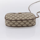GUCCI GG Supreme Web Sherry Line Bag PVC Beige Gold 007 58 6112 Auth 202703-5