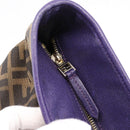FENDI Zucca Canvas Tote Bag Black Brown Auth 202705-15