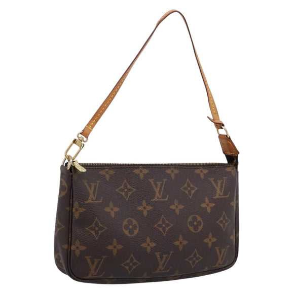 LOUIS VUITTON Monogram Pochette Accessoires Pouch M51980 LV Auth 202708A