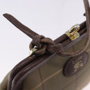 Burberrys Nova Check Shoulder Bag Canvas Beige Gold Auth 202710-10