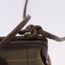 Burberrys Nova Check Shoulder Bag Canvas Beige Gold Auth 202710-11