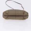 Burberrys Nova Check Shoulder Bag Canvas Beige Gold Auth 202710-6